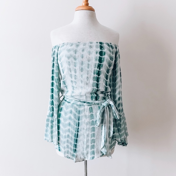 skylar + madison Pants - Strapless Tie Dye Romper